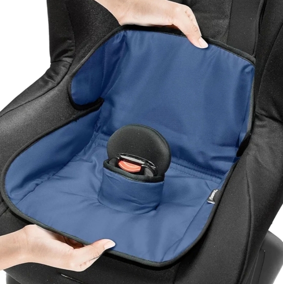 Lynmark Potty Training Car Seat Protector Cover Universal Fit Navy Blue - Picture 7 of 10